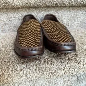 Louis Vuitton Men’s Brown Checkered Savage Pony-hair Leather Loafers Louis Vuitton | Shoes | Louis Vuitton Mens Brown Checkered  main image 2